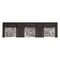 Westinghouse Fixture Wall LED Dimmable 21W 3-Light Cava II, Matte Black Solid Cube Bubble Glass 6372600 - alternate 1